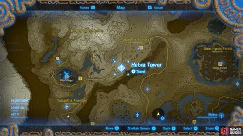 breath of the wild hebra tower